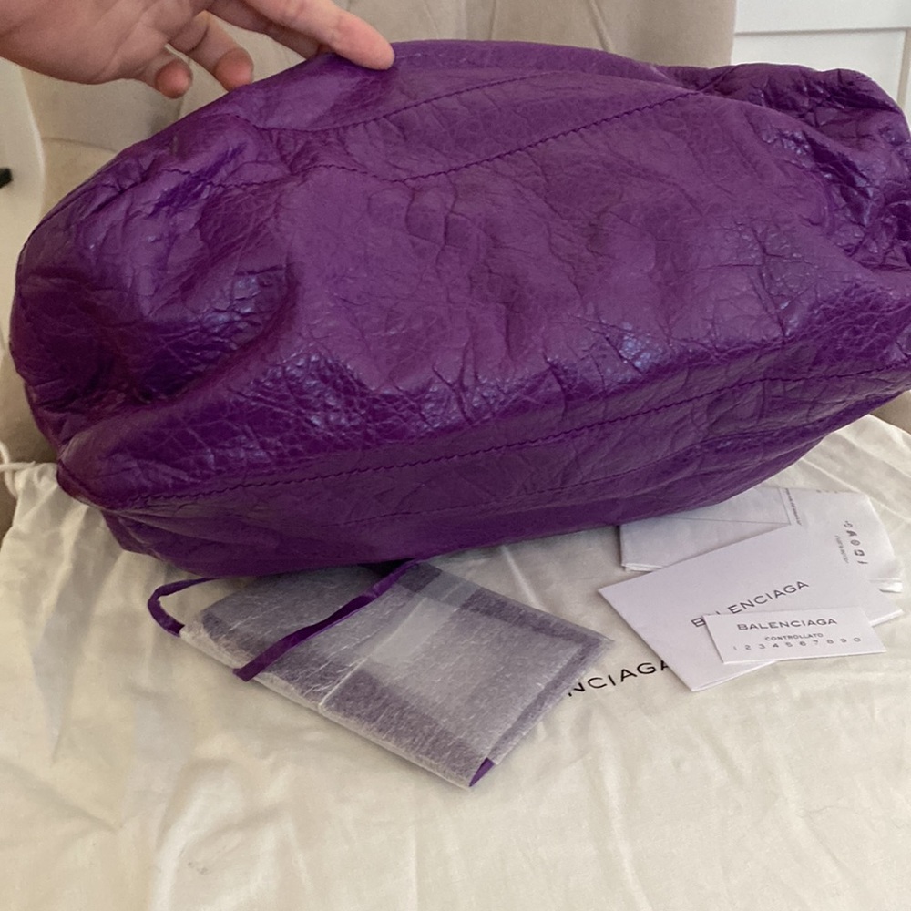 Balenciaga Violet Lambskin Giant 12 Shoulder Bag - Picture 3 of 13
